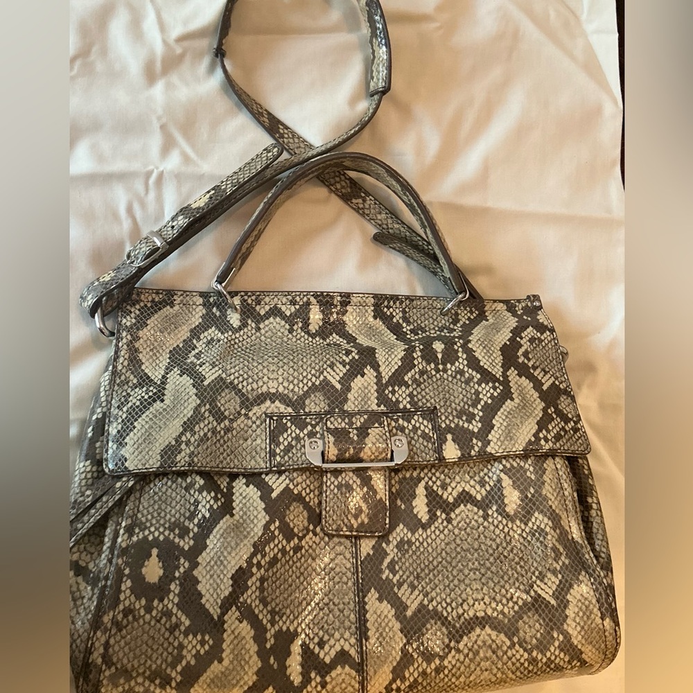 KOOBA Python-Print  Satchel Handbag